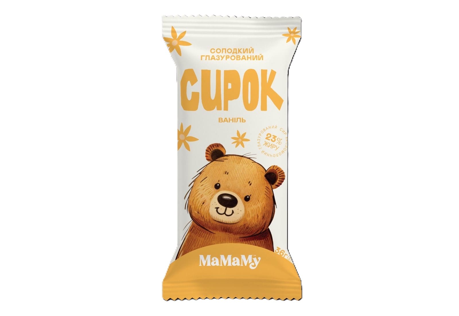 Сирок солодкий глазурований 23% жиру МаМаМу, 36г